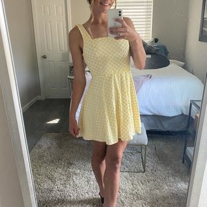 YELLOW/WHITE floral dress